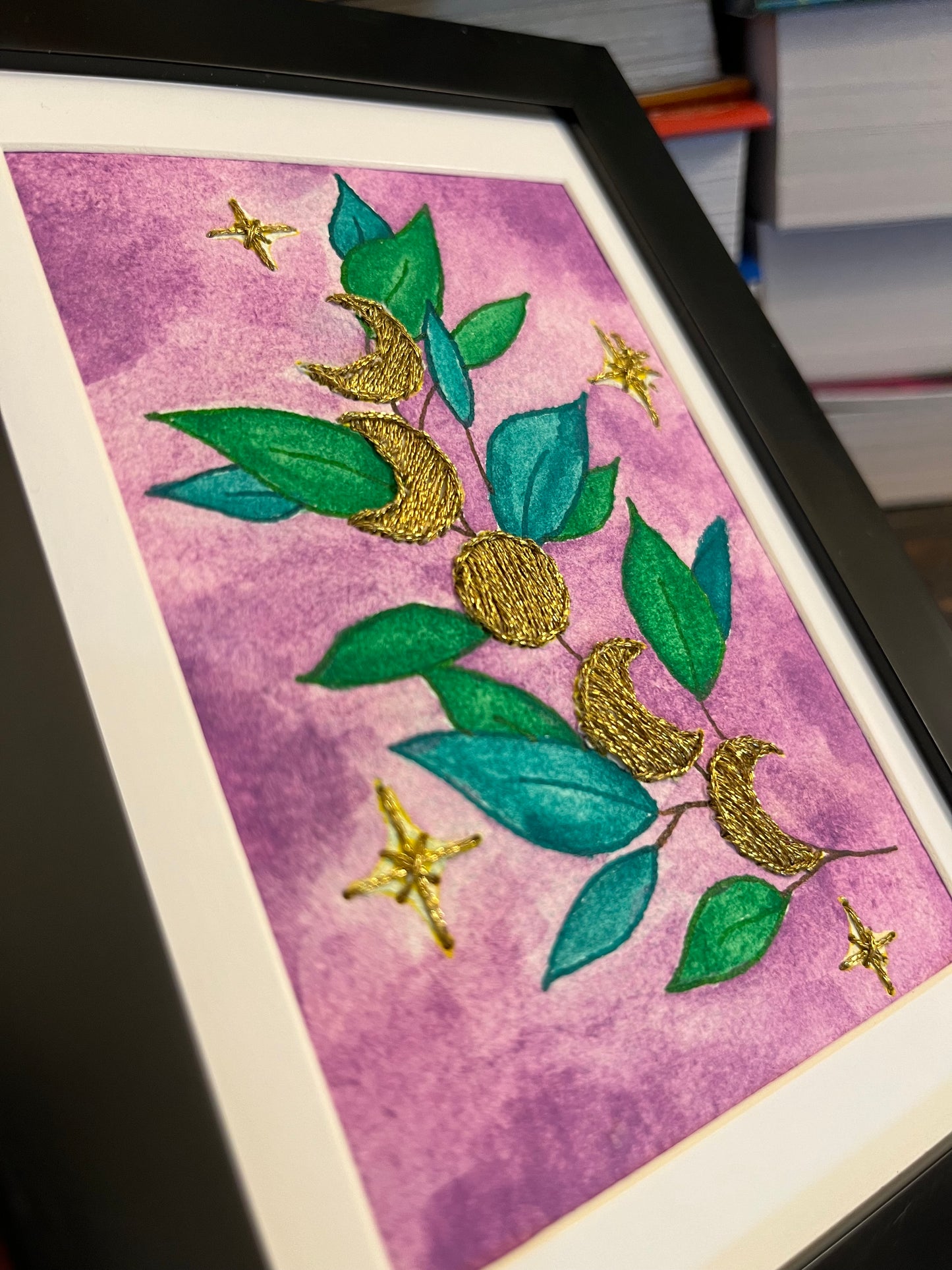 Botanical Moon Watercolor