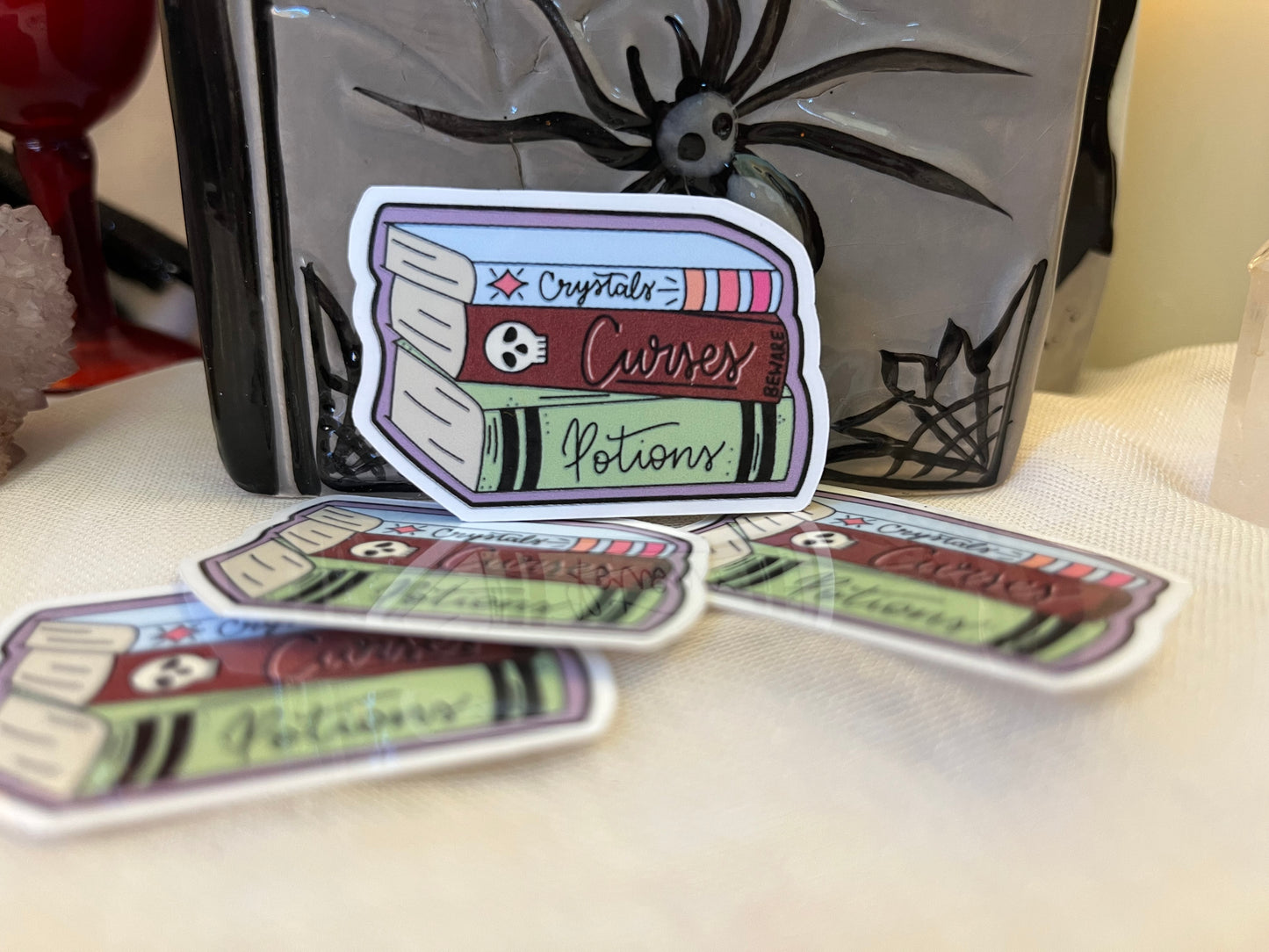 Spell Book Stack Sticker