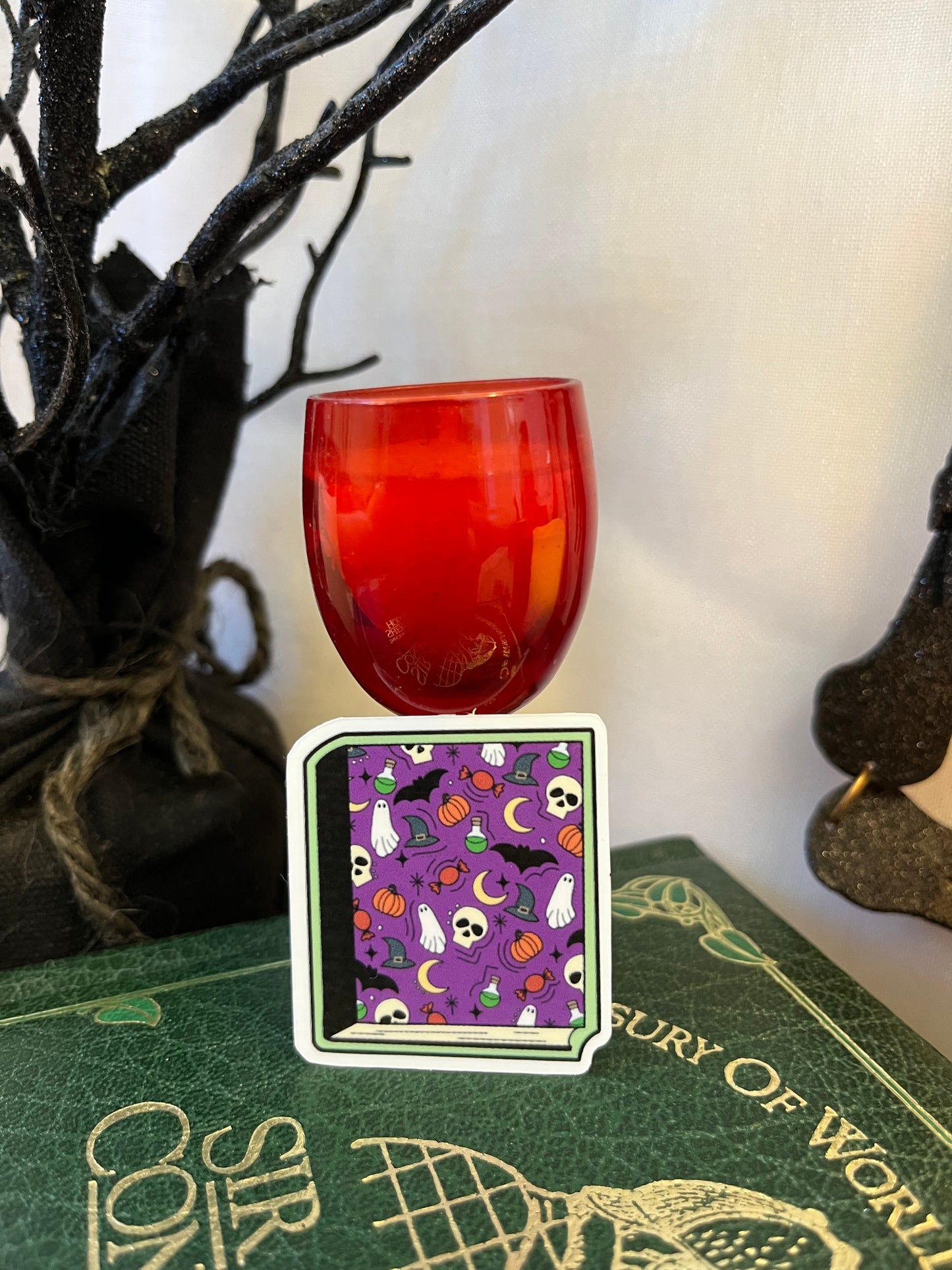 Witchy Vibes Book Sticker