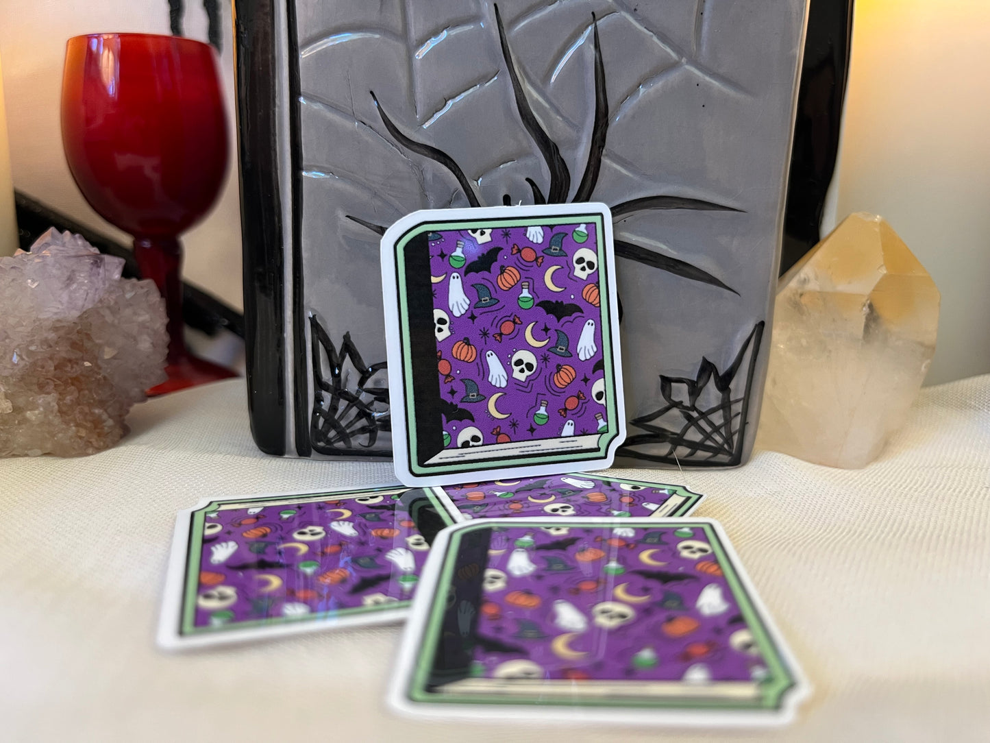 Witchy Vibes Book Sticker
