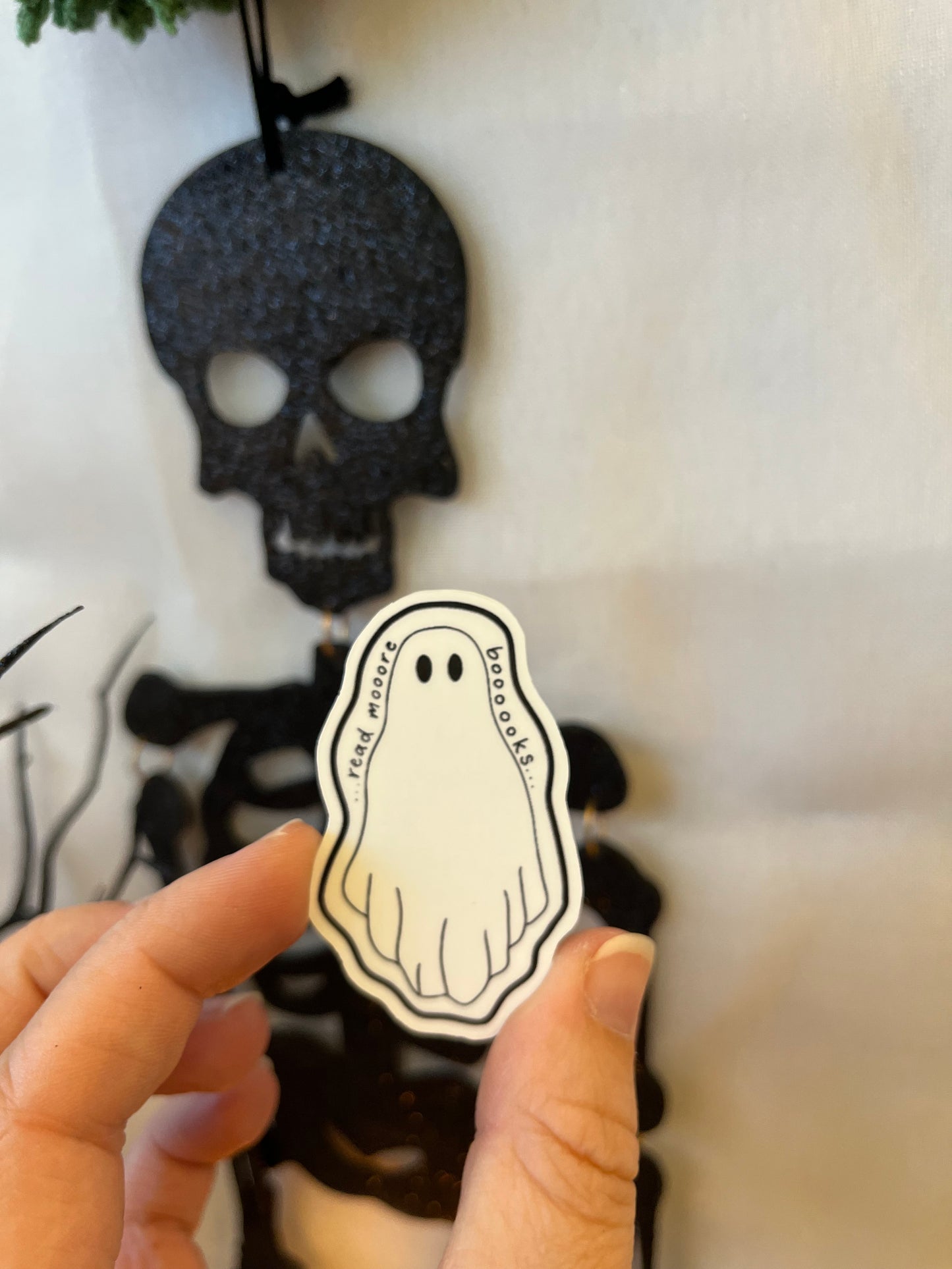Read More Books Ghost Sticker