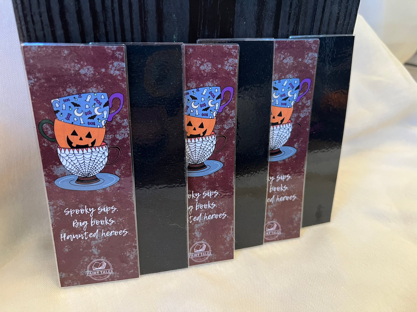 Spooky Teacups Bookmark