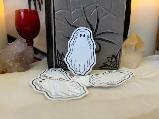Read More Books Ghost Sticker