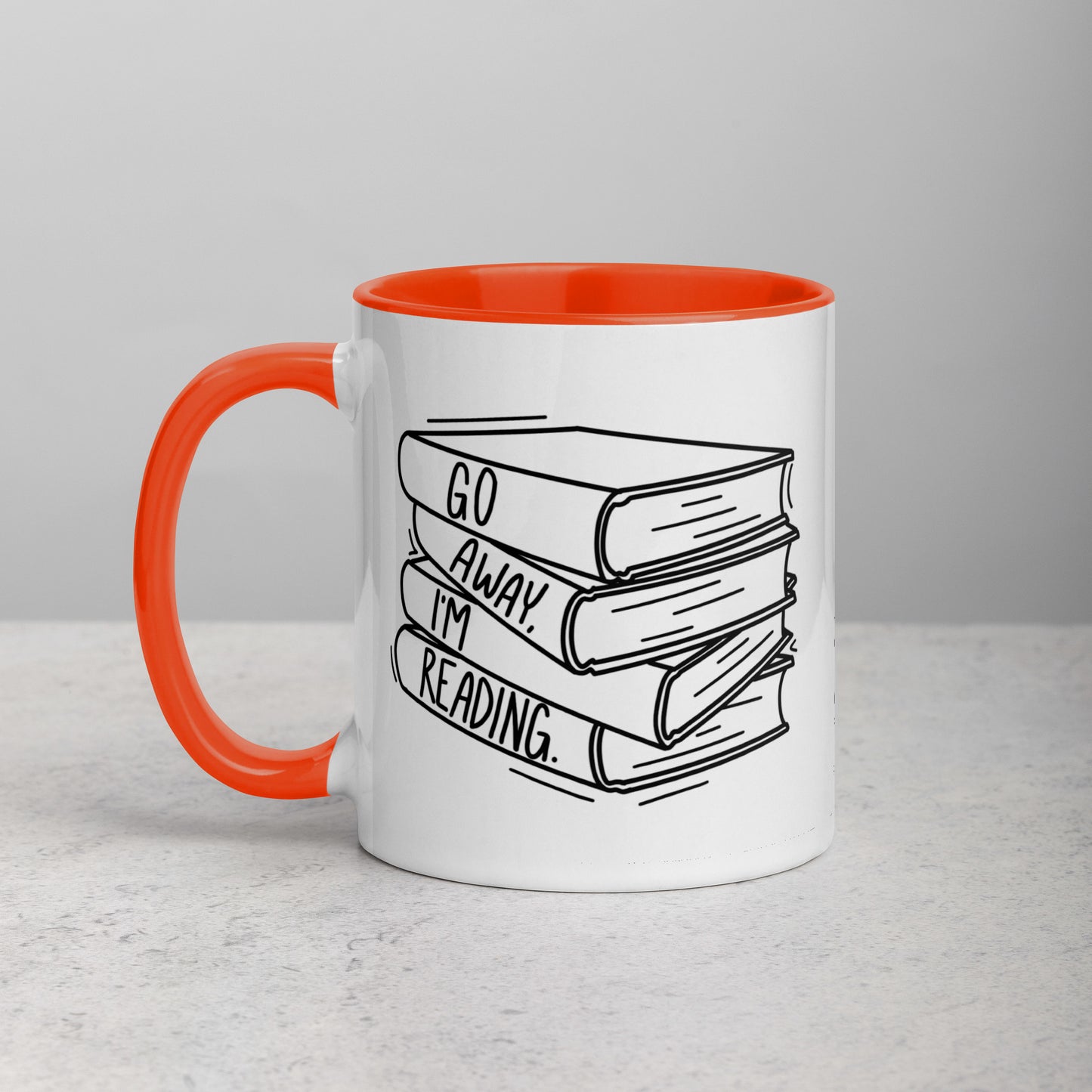 Go Away, I’m Reading Mug